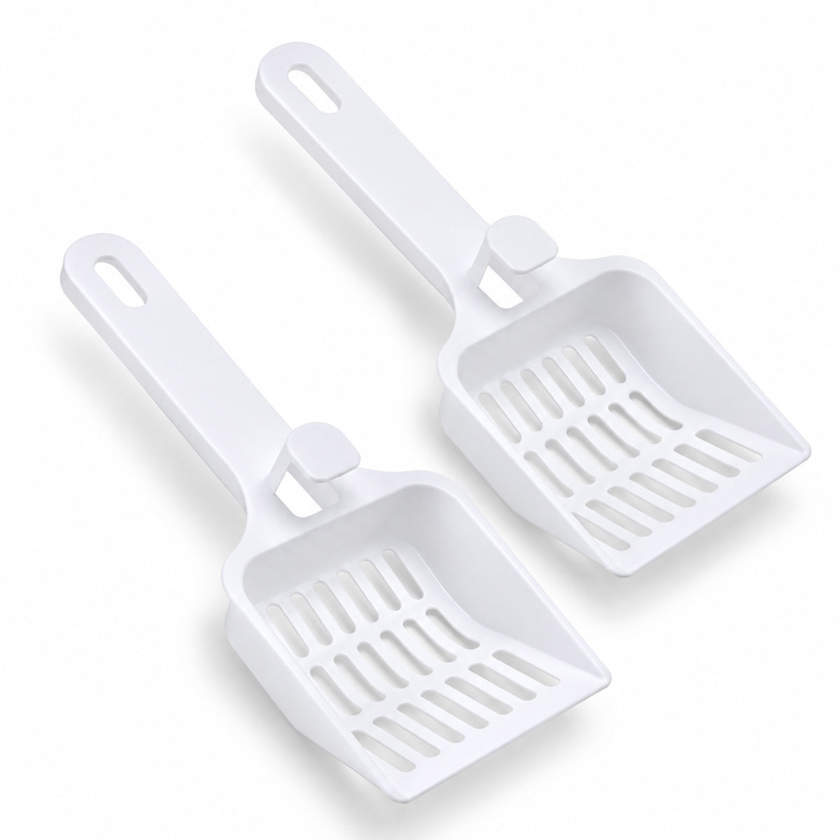DOPENSPI 2Pcs Cat Litter Scoop Plastic Kitty Litter Sifter Scooper
