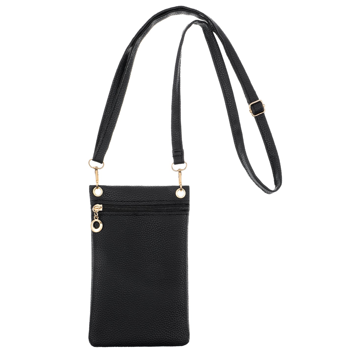 DOPENSPI Soft PU Leather Crossbody Phone Bag for Women, Small Mobile Phone Pouch Wallet Bags Lightweight Cross Body Bag with Adjustable Shoulder Strap for Female Daily Use Travel