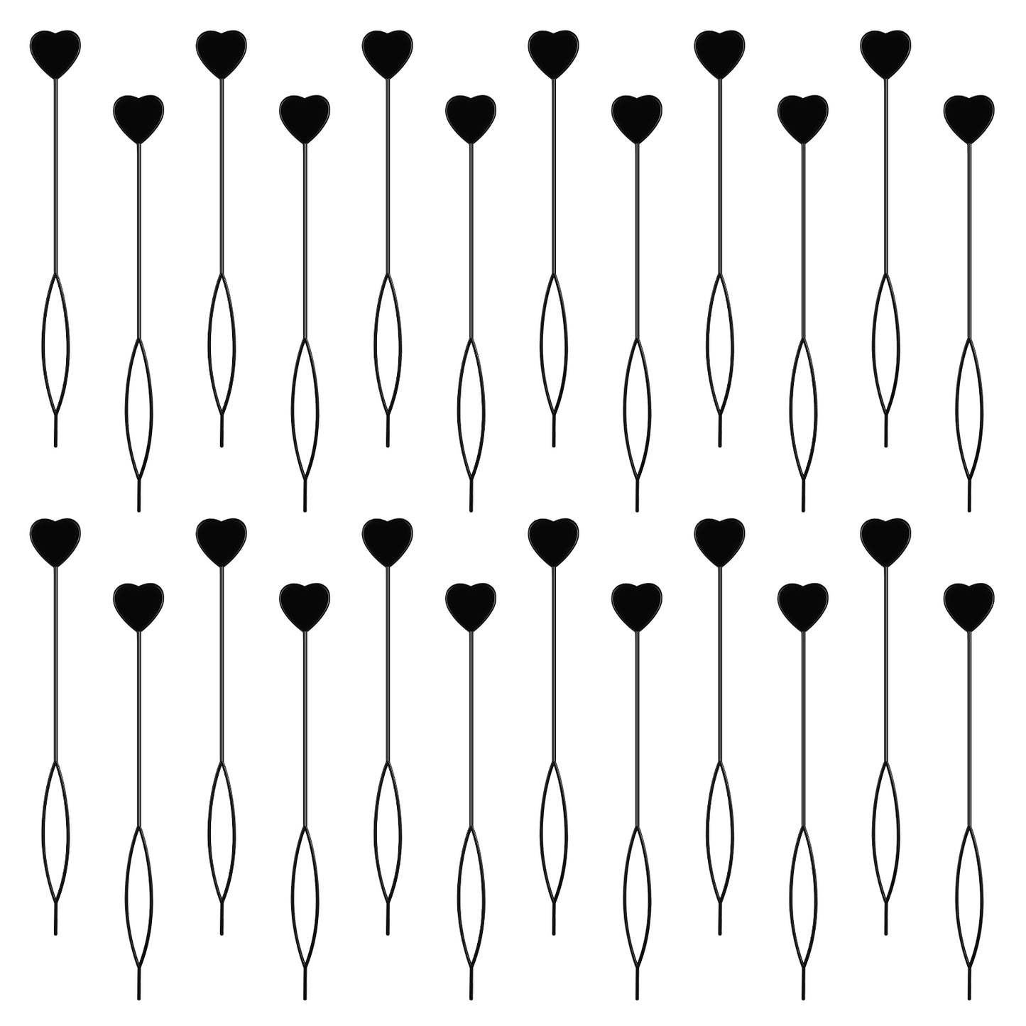 JIYIN Quick Hair Beader Tool, 24 Pcs Quick Topsy Tail Hair Tool for Braiding Hair Beads on Braids, Elastic Hair Braiding Set Ponytail Maker French Threader Braids Loop for Women Plait Styling(24PCS)