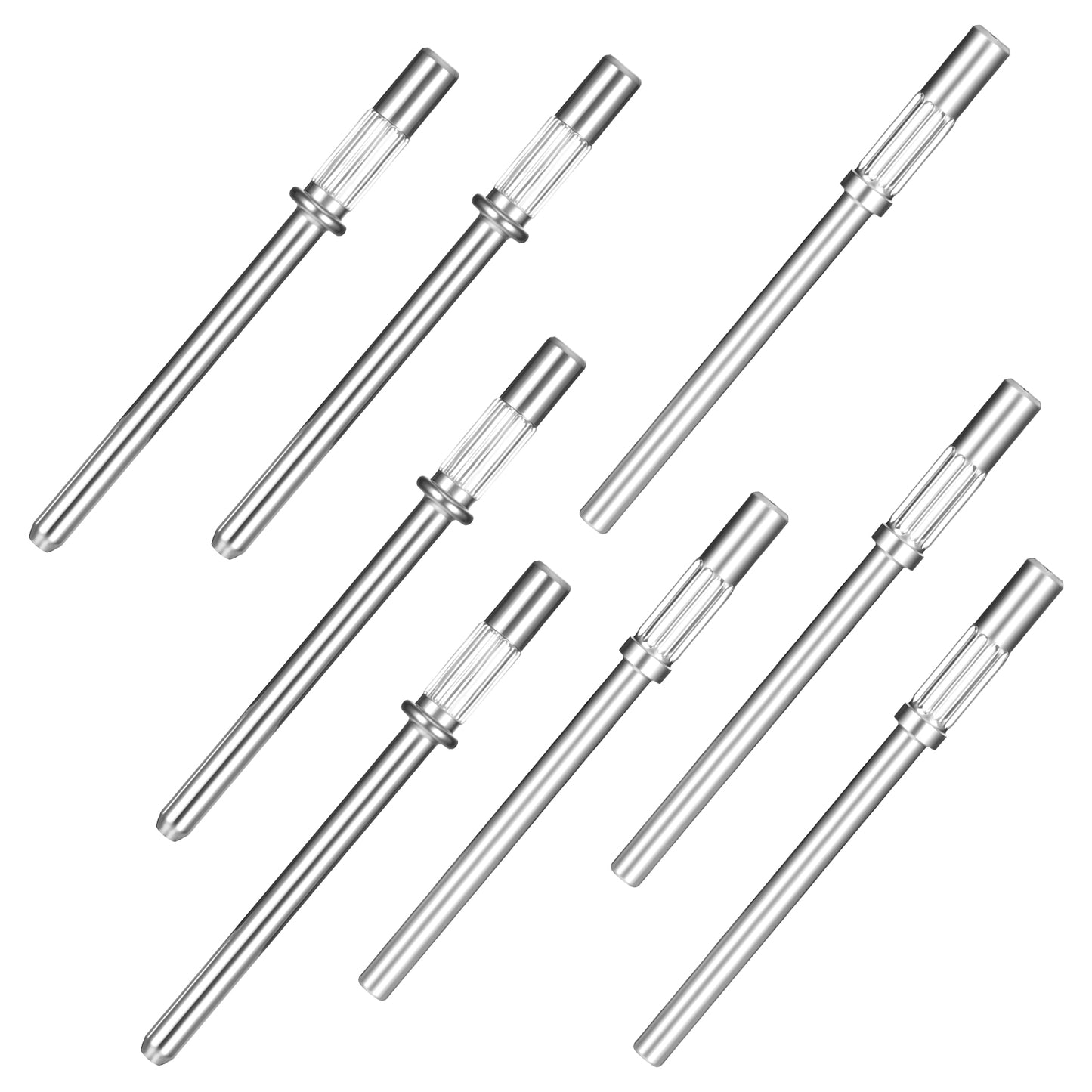 WJIAAA Small Mandrel Bits for Sanding Bands,8 PCS Mini Mandrel Nail Drill Bit 3.1 Mm Mini Shank Nail Drills Bits for Electric Drill File Machine Nails Manicure Pedicure Tool