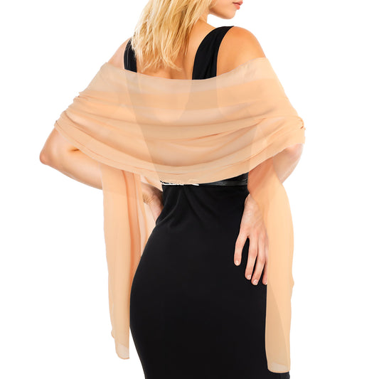 Jeffdad JJUNW Women Shawls and Wraps for Evening Dress Wedding Shawl Wraps Guest Shawl Wrap Bridesmaid Scarves(Camel)
