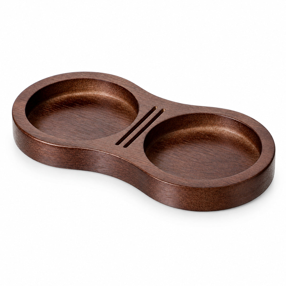 SULIKJHUI Salt And Pepper Tray, Acacia Wood U-Shaped Mill Rest, 1 Pc
