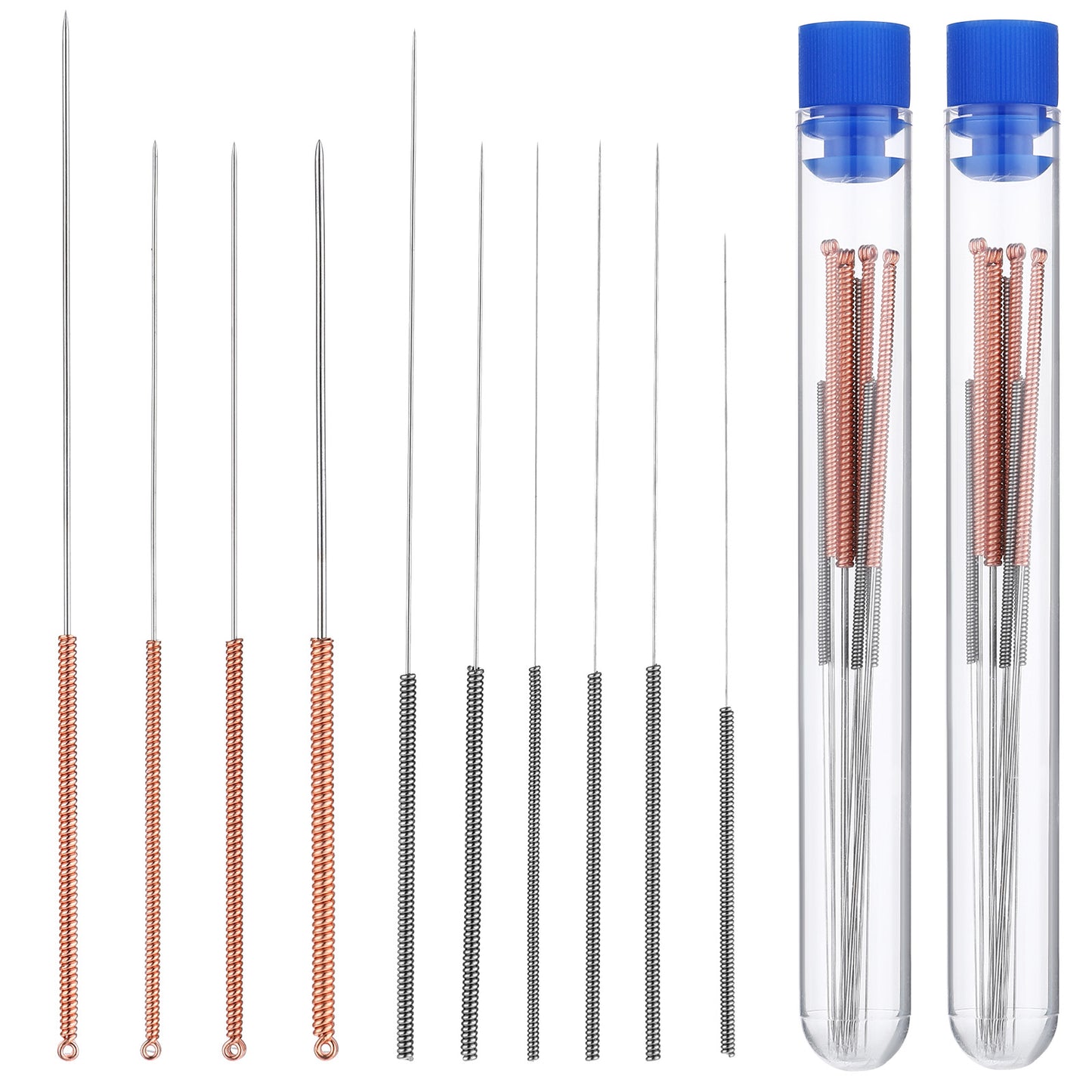 Molain 20Pcs 3D Printer Nozzle Cleaning Needles Kit, 10 Sizes Stainless Steel Unclogger No Clogger Welding Tip Cleaner Tools 0.15/0.2/0.25/0.3/0.35/0.4/0.5/0.6/0.8/1.0 mm Nozzle Cleaning Needles
