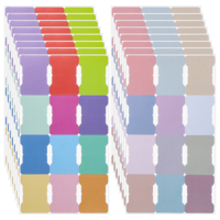 LXUEJIE 192 Pcs Sticky Index Tabs, 24 Colors Writable Page Markers Tabs Blank Monthly Tab Double Sided Book Sticky Notes Flags Self Adhesive Planner Stickers for Labeling Classifying Planning
