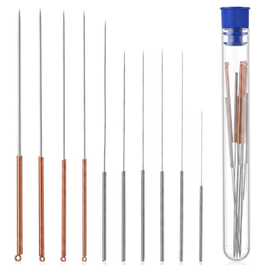 JJUNW 40 Pcs 3D Printer Nozzle Cleaning Kit, No Clogger 3D Printers Tool Stainless Steel Nozzle Cleaning Needles, 0.15/0.2/0.25/0.3/0.35/0.4/0.5/0.6/0.8/1.0mm Tip Cleaner For 3d Printer Accessories