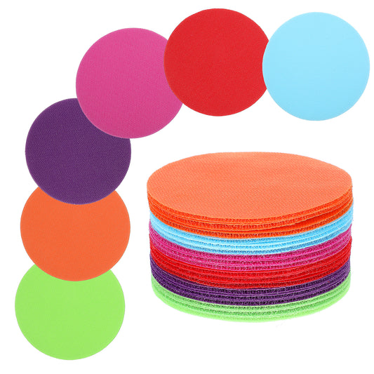 Andibro 36PCS 4 Inch Carpet Spots Markers, 6 Colors Carpet Dots for Classroom Strong Grip Floor Spots for Physical Education Dance Elementary School Kindergarten