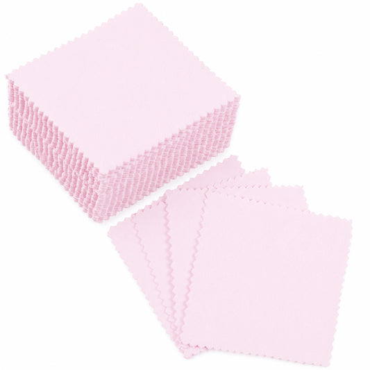 cobee 50 Pcs Jewelry Cleaning Cloth, Soft Polishing Cleaning Cloths