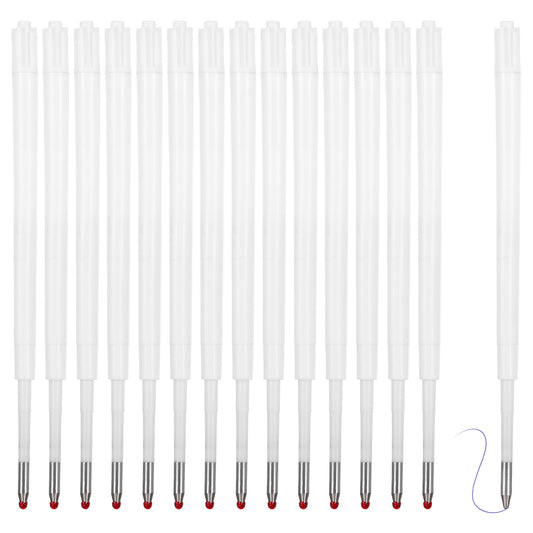 HJZHII 50PCS Ballpoint Pen Refills, 1mm Black(Blue) Medium Tip Ink Pen Refill Big Fat Pen Refill Smooth Writing Ballpoint Refills for School Office Supplies(Blue)