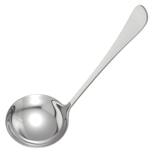 Jeffdad Gravy Ladle, Stainless Steel Sauce Soup Ladles 7.1 Gravy Ladles Silver Polished Kitchen Utensil for Spooning GravySauce Soup