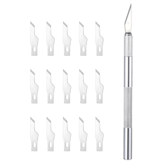 MBAIYO Bread Lame Sourdough Dough Scoring Tool, Ultra-Sharp Scoring Knife with Cover, 15 Blades Included Sour Dough Bread Scorer Knife Design Tools for Homemade Baking Bread Enthusiasts