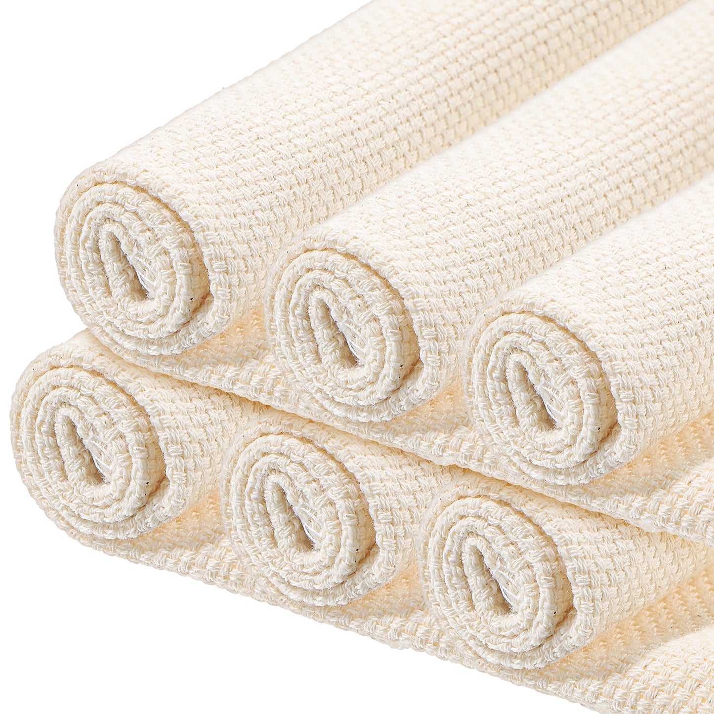 Giantree 6Pcs Punch Needle Fabric, 9 X 9 Inch Embroidery Fabric Linen, Tufting Cloth Monks Cloth for Punch Needle, Embroidery Fabric Squares for Punch Embroidery Cloth for DIY Art Craft Handwork