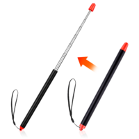Bewudy Teaching Pointer Stick for Classroom, Telescopic Teachers Pointer, Metal Hand Retractable Pointer Finger Pointer Stick for Kindergarten Teacher Whiteboard Pointer