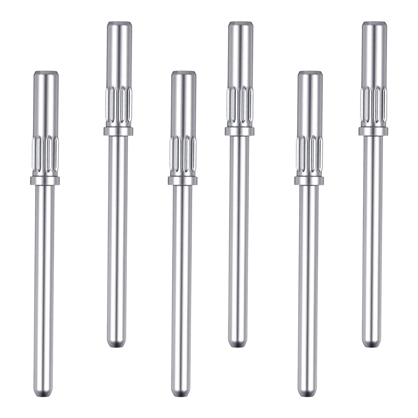 HJZHII 6 Pcs Mandrel Nail Drill Bits, 3.1 MM Mini Nail Drill Bits Acrylic Nails Manicure Pedicure Tool for Electric Drills File Machine Small Sanding Bands Home Salon spa Gel Manicures and Pedicures