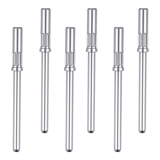 HJZHII 6 Pcs Mandrel Nail Drill Bits, 3.1 MM Mini Nail Drill Bits Acrylic Nails Manicure Pedicure Tool for Electric Drills File Machine Small Sanding Bands Home Salon spa Gel Manicures and Pedicures