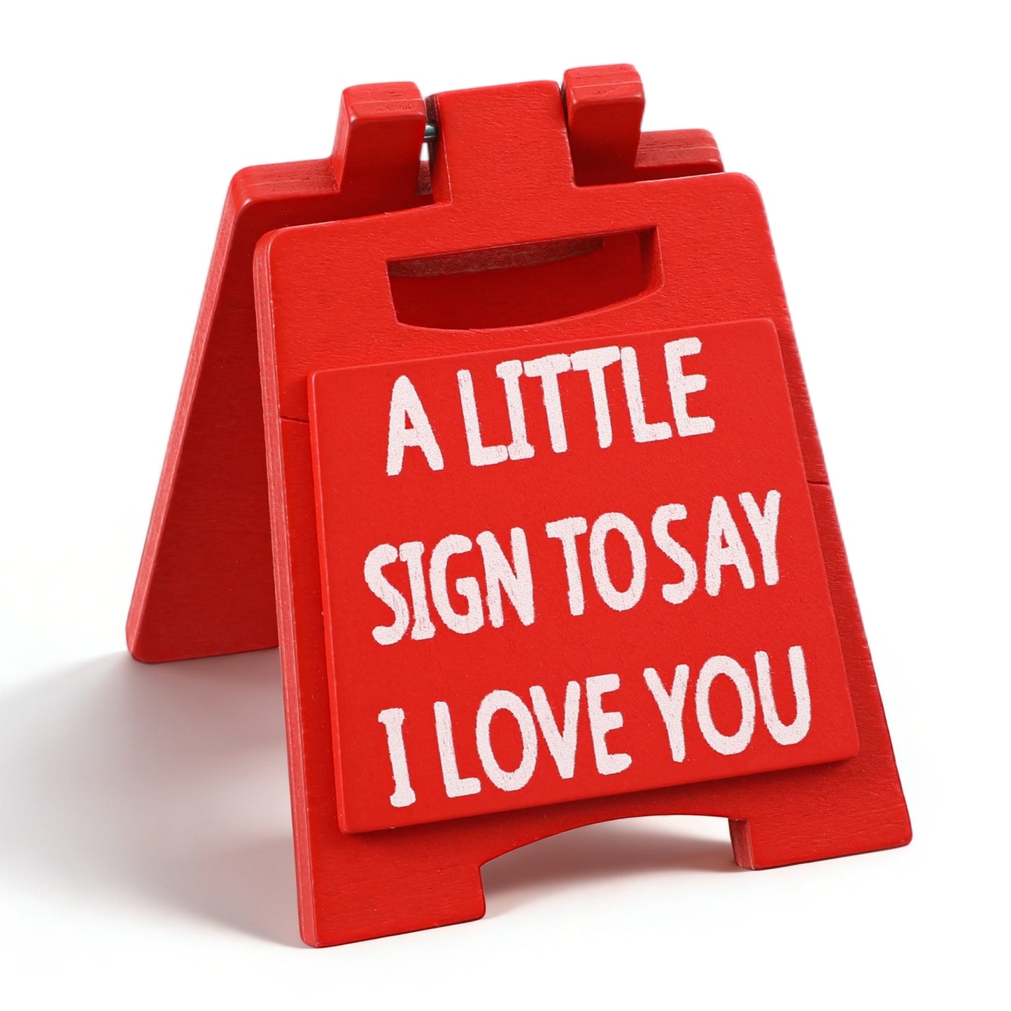 Molain A Little Sign To Say I Love You Mini Plaque - Romantic Wooden Sign for Valentine's Day, Cute Gifts for Women Girlfriend Boyfriend Wife Couples