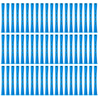LIQWEI 60Pcs Perm Rods, Perm Rods for Short Hair, Hairs Rollers for Women Plastic Cold Curling Rod Wave Hairing Roller with Clip, Perms Papers Heatless for Natural Hair Long Short Hairing Styling Tool