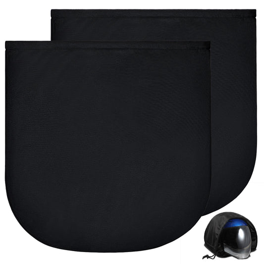 JJUNW 2 Pack Helmet Bags, Black Lightweight Motorcycle Helmet Storage Carrying Bags for Ski Motorcycle Bicycle Bike Riding Travel