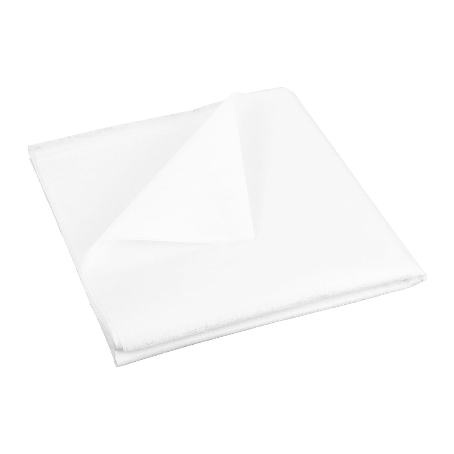 Molian Iron-On Fusible Fleece Interfacing, Medium Weight White Iron On Non-Woven Fusible Interfacing 100 cm x 2 m One-Sided Fleece for Quilting Tote Bags and Home Decor(Medium Weight)