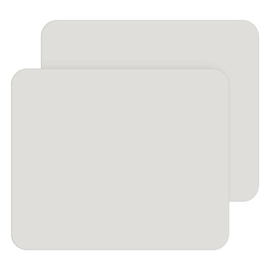 JJUNW 2pcs Small Silicone Mats for Crafts, Multi-Purpose Counter Pad Placemat Table Mat for Epoxy Resin Molds, DIY Art Crafts, Kitchen,Dining (9.45x7.87 inches)(Gray)