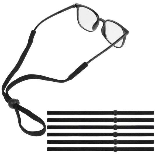 Cobee 6 Pcs Adjustable Unisex Glasses Strap, Non Slip Sports Eyeglass Cord