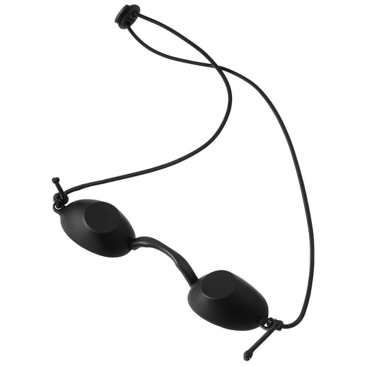 JJUNW 1 Pc Solarium Glasses, Tanning Goggles Sunbed Eye Protection Laser Safety Glasses, Black Sunbed Goggles Uv Infrared Eye Goggles Led Eye Mask for Beauty Clinic Patient(1 PC)