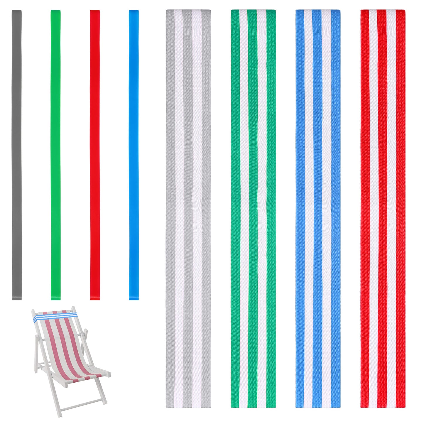 YUXMU 8 Pack Towel Bands for Beach Chairs, Elastic Windproof Towel Clips for Cruise Pool Lounge Chair Colorful Towels Holder Straps for Travel Essentials