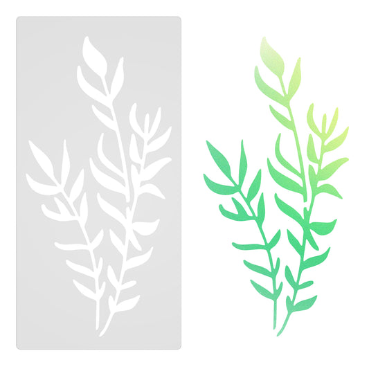 HJZHII 18Pcs Flower Stencils for Painting, Reusable Floral Leaf Stencils Plant DIY Craft Art Drawing Templates Set for Painting on Wood Wall Furniture Paper Canvas Home Decor