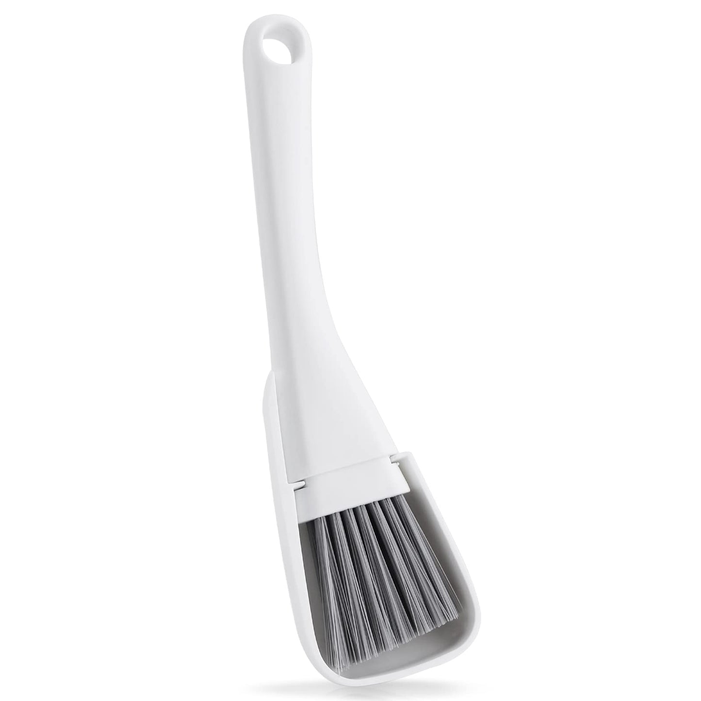 TIESOME Mini Dustpan and Brush Set, Mini Cleaning Tool Small Broom and Dustpan Mini Dust Pans with Brush Nesting Tiny Cleaning Broom Small Bristles Brush for Desktop Computer Keyboard Car Window
