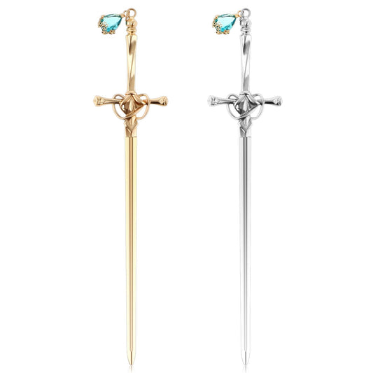 Jeffdad 2Pcs Sword Katana Bookmarks Vintage Silver Metal Pendant Bookmarks Unique Book Lovers Presents Valentine's Day Gifts Thanks Gift for Boyfriend