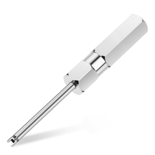 Jeffdad Tire Valve Stem Puller Rod Tool, Valve Core Removal Tool Valve Valve Stem Removal for Single Head Tire Valve Core Remover Installer Tool (4 Inch Length)