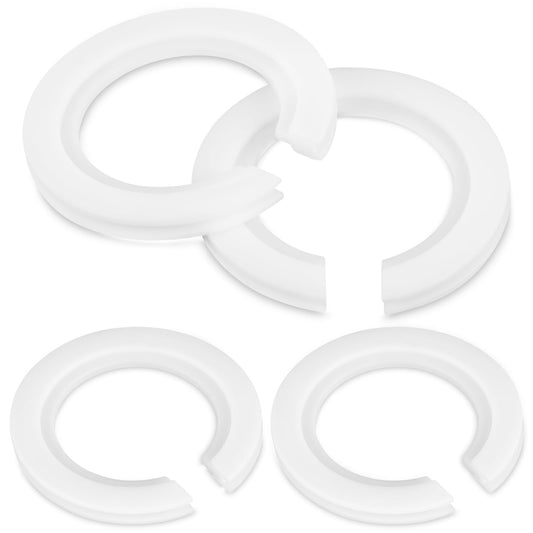 Giantree 4Pcs E27 to E14 Lampshade Ring Converter, 42mm to 29mm to Support Lamp Shade with Duplex Ring Fitting Lamp Shade Adapter Rings for Fitting Screw Lamp Shades to Bayonet