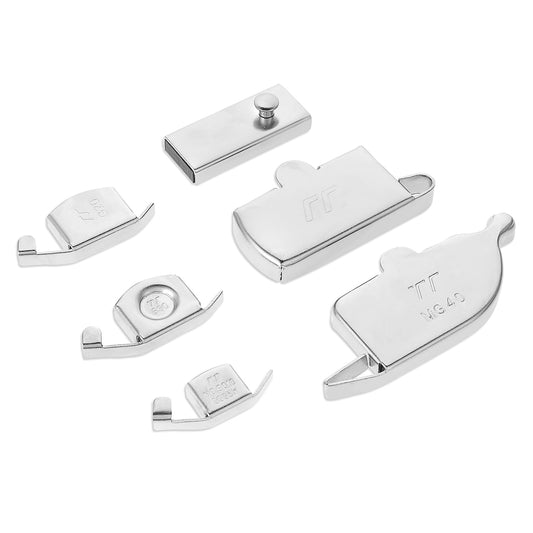 Amaxiu 6 Pcs Magnetic Seam Guide Set, Force Magnet Seam Guide G20/G30/MG1/MG20L/MG40 Metal Sewing Machine Guide Sewing Machine Accessories for Beginners Professionals
