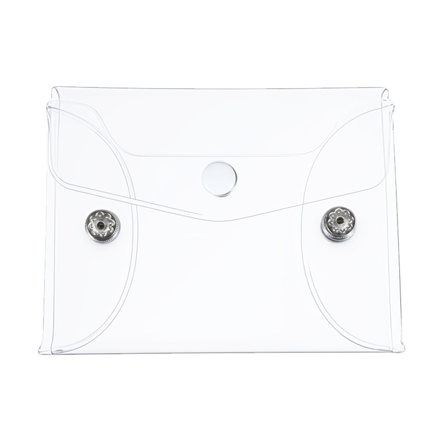 Molain Clear Makeup Bag, Clear Waterproof PVC Cosmetic Pouch Case, Clear Pouch Portable Waterproof Cases Organizers Pouch Toiletry Bag, Clear Travel Bags for Toiletries, Clear Cosmetic Bag(Pack of 1)