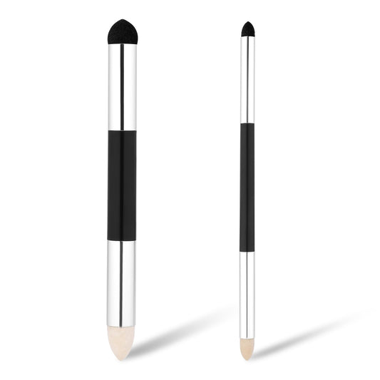 Jeffdad 4 Pcs Artist Blending Sponge Pen, 2 Sizes Double Headed Blending Stump Drawing Art Blenders, Professional Lucy Drawing Tool for Artist Highlight Shadow Detail Correcting Tool