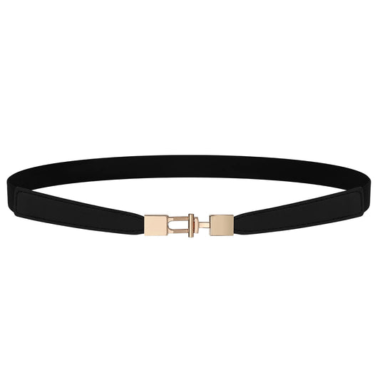 Giantree Women Skinny Belt for Dresses, Retro Corset Belt Thin Waist Belt Elastic Slim Small Waist Belt for Jeans