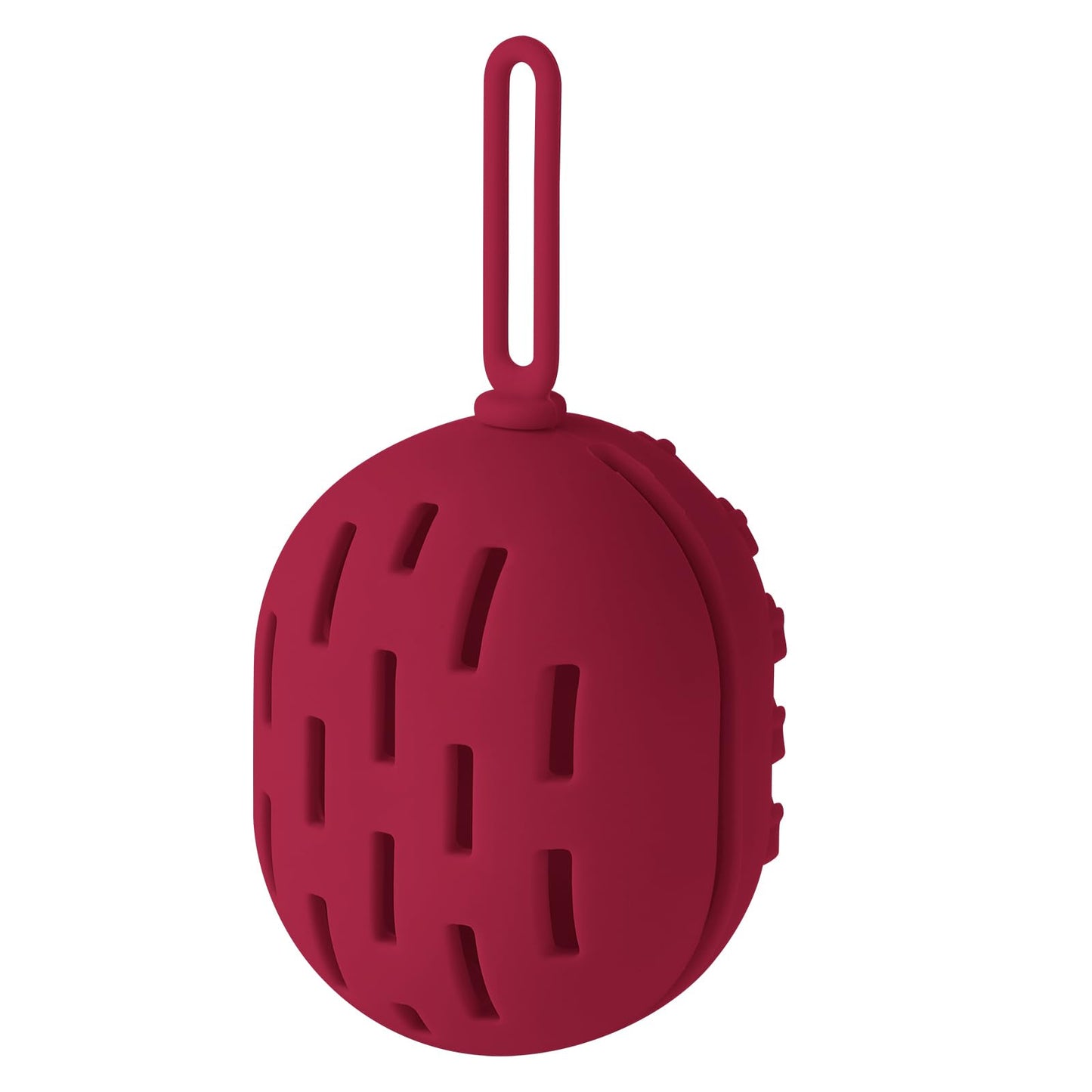 Cobee Breathable Makeup Sponge Holder, Silicone Beauty Blender Holder Washable Travel Make Up Sponge Organizer Shatterproof Blender Case Cleaning Tool for Brushes Powder Puffs(Red)