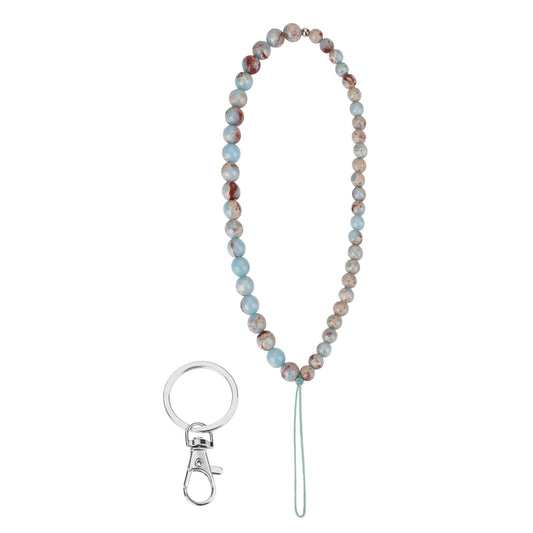 cobee Beaded Phone Charm, Handmade Natural Gemstone Phone Charm Women Fashion Phone Lanyard Cell Phone Lanyard Wrist Strap for Keychain Phone Chain Strap Anti Lost Mobile Phone Chain (Shoushan Stone)