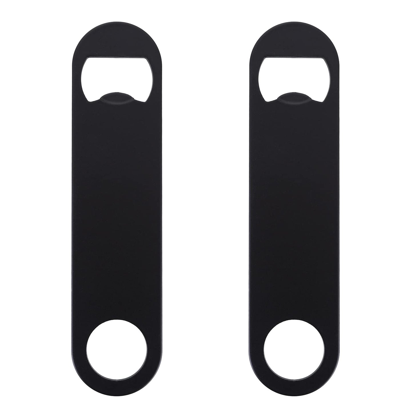 cobee Beer Bottle Openers, 2 Pieces Flat Bottle Opener Stainless Steel Beer Opener Bar Bottle Opener for Kitchen Bar Restaurant