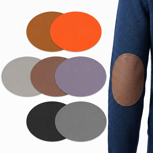 HJZHII 21Pcs Iron On Patches for Clothing, 7 Colors Oval Elbow Knee Patches Elbow Patch for Wool Jumpers Denim Repair Patch for Wool Jackets Jumpers Shirts Sweater and Clothing