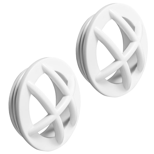 Molain 2 Pcs SP1026 Pool Replacement Threaded Safety Grate for 1.5" Directional Flow Eyeball Inlet Jet Pool Inlet Fitting Grate for Wall-Mounted Suction/Vacuum Lines Spas and Hot Tubs