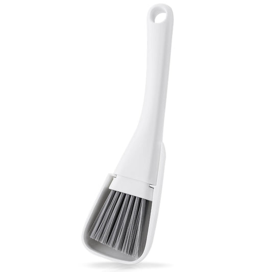 Andibro Mini Dustpan and Brush Set, Small Cleaning Brush&Dustpan Combo Mini Dust Pans with Brush Nesting Tiny Cleaning Broom Small Bristles Brush Cleaning Tool for Desktop Computer Keyboard Car Window