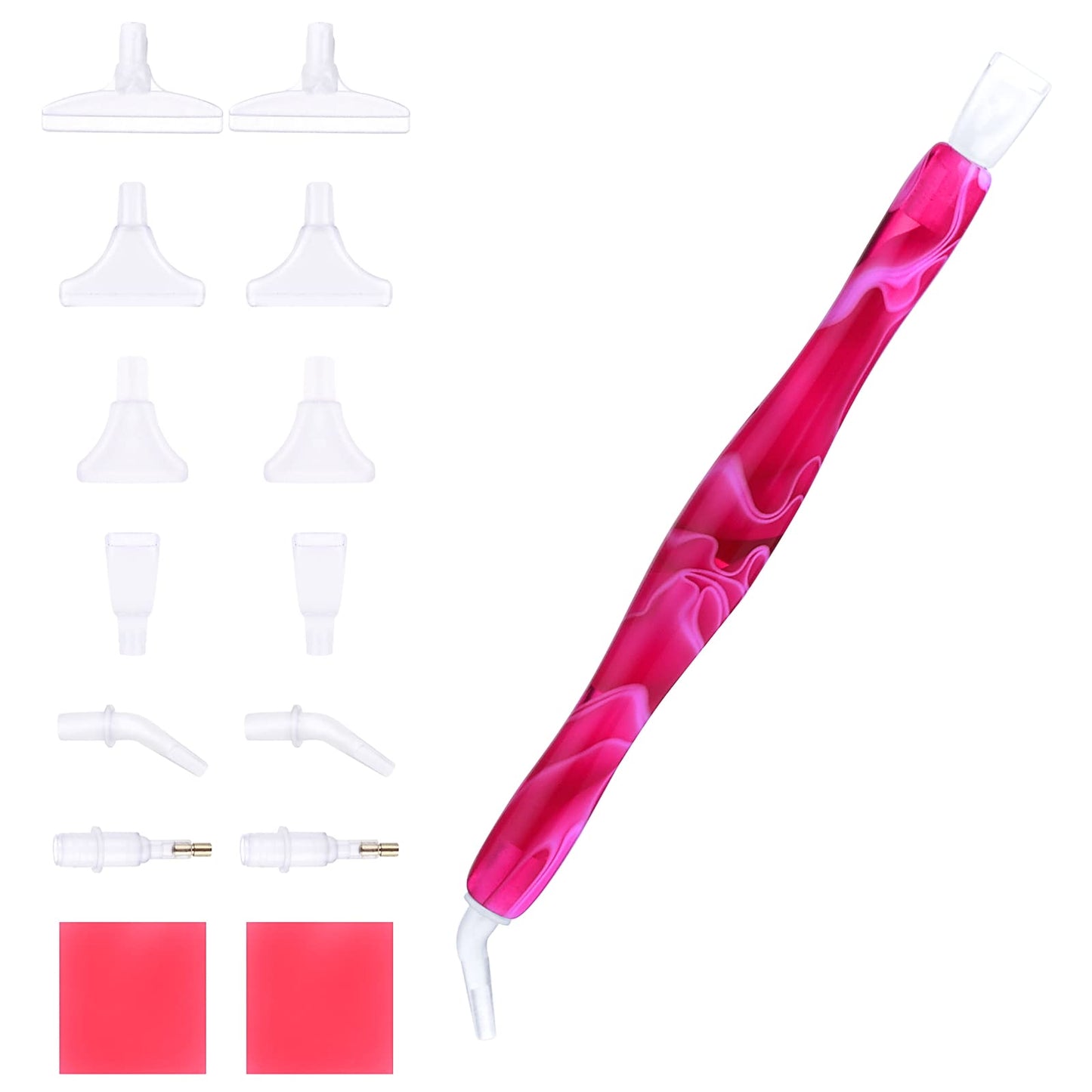 Giantree 23Pcs Pens Kit, 5D DIY Diamond Art Pen Tools Drawing Point Drill Pen Diamond Art Tools Accessories Pen for Diamond Crafts(Purple)