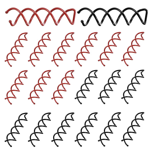 HJZHII 20pcs Twist Bobby Pins, Spiral Hair Pins Non Scratch Round Tips Screw Clips Barette Bun Stick Pick Accessories for Women Girls DIY Style