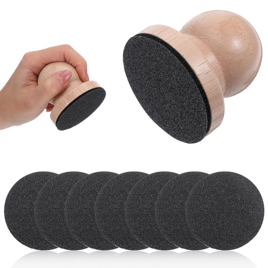 HJZHII 7PCS Dog Nail File, Dog Scratch Pad for Nails with 6 Replaceable Discs Nails Scratch Board for Safe and Easy Nail Care Ensures Smooth and Healthy Nails for Dogs and Cats