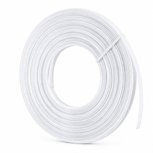 HJZHII 25 Yard Boning for Sewing, Polyester Boning for Sewing Corset Boning Sew-Through Low Density Plastic Boning White Polyester Boning for Corsets Wedding Dress Bridal Gowns Hats Sewing Crafts