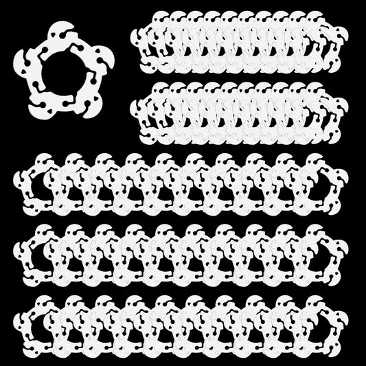 Molain 50 PCS Balloon Clips, Balloon Connectors Clip Holders for Decorating Balloon Arch, Balloon Column Stand and Balloon Flowers Birthday Wedding Baby Shower Party Decorations(6.5x6cm)