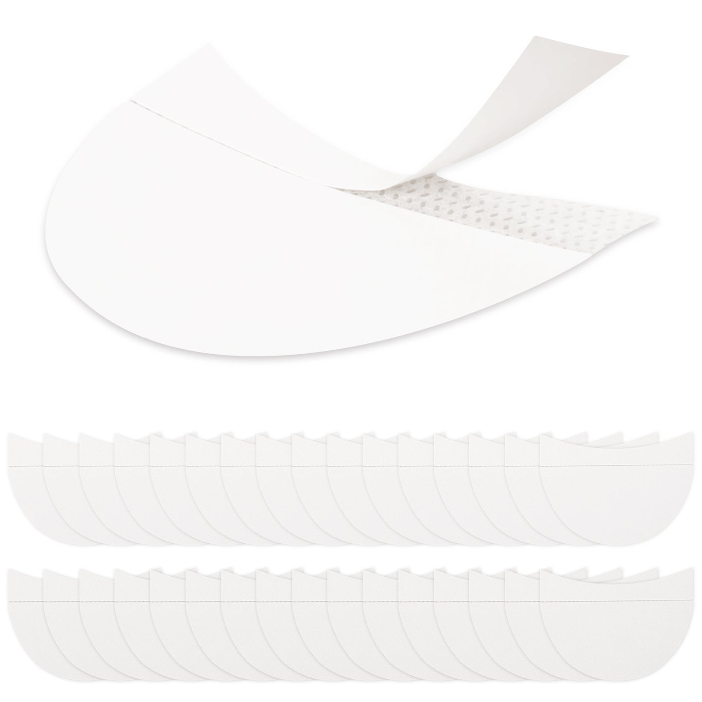 Giantree 200Pcs Eyeshadow Shields, Eyeliner Stencils, Disposable Eyeshadow Shields Makeup Tape Prevent Makeup Residue for Eyelashes, Makeup Tape for Eyeshadow Eyelash Extensions, and Lip Makeup