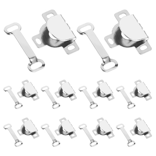 Molain Sewing Hooks and Eyes Closure Set for Trousers Skirt Dress Pants Sewing, Hook and Eye Closures for Clothing Sewing, Sewing Hook and Bar Fasteners for DIY Crafting(10)