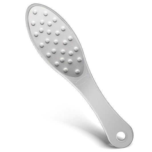 JIEYAO Stainless Steel Foot File, Metal Foot Scraper, Professional Foot File Callus Remover Double-Sided Foot Rasp Scrubber Pedicure Foot Care Tools for Wet & Dry Skin Heel Grater for Feet¡