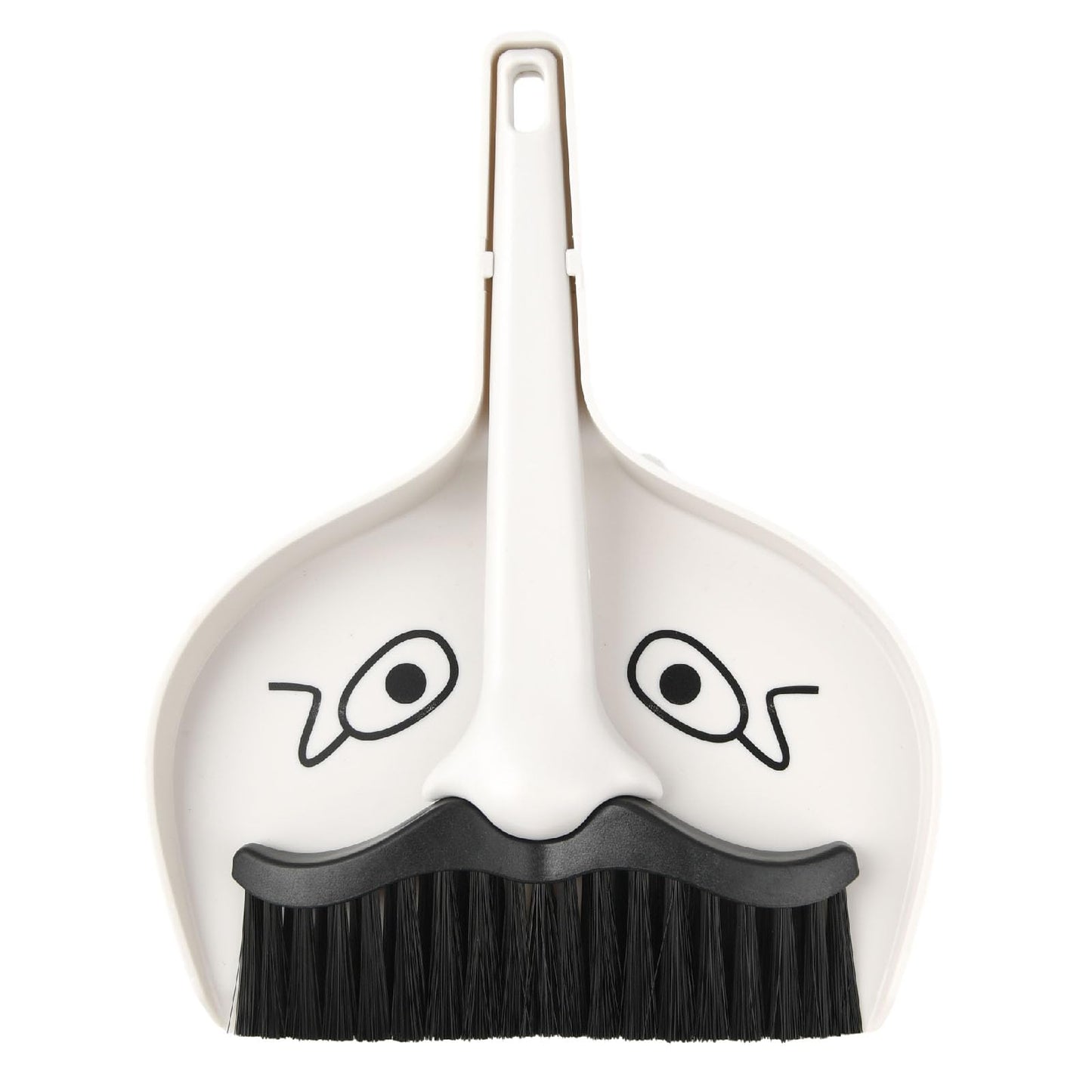 Amabro Small Table Broom and Dustpan Set, Mini Dust Pan with Brush Set Cute Hand Dustpan Table Top Brush Table Crumb Sweeper Broom for Desktop Keyboard Sweep Cars Pet Nest Home Sofa Kitchen(Glasses)